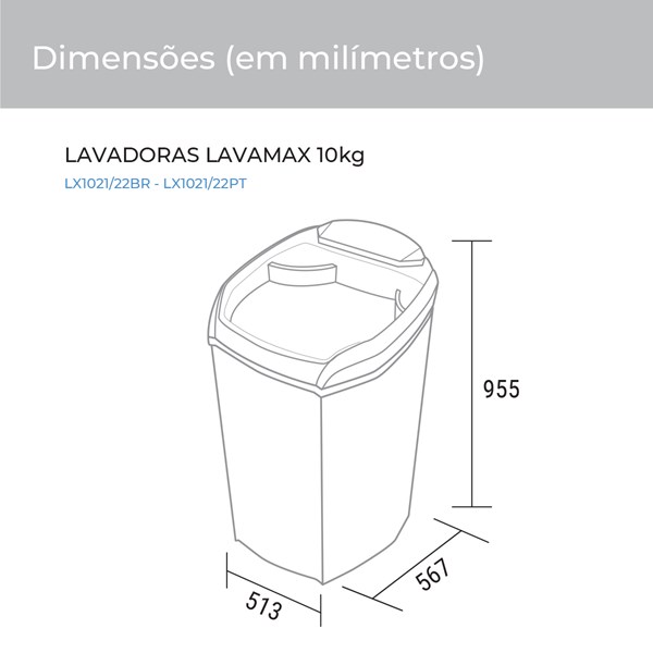 Lavadora Lavamax Eco 10 Kg Prata Suggar - Imagem principal - 15a77a65-c4a3-44c5-962a-12d9f87ecb41