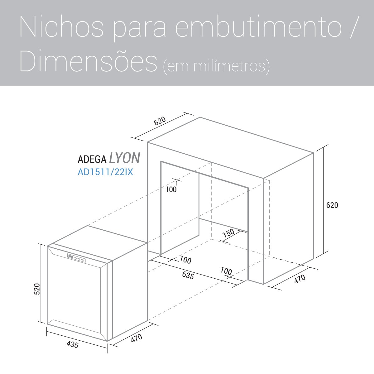 Adega Climatizada Lyon  13 Garrafas - f3573270-86a7-4267-8223-f12f30b71186