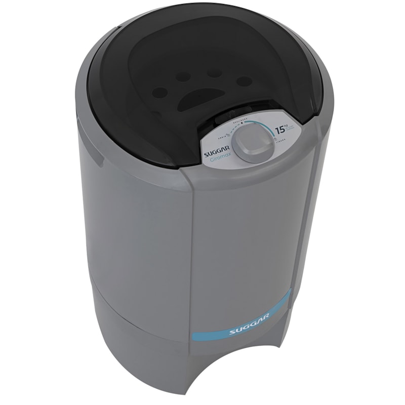 Centrifuga de Roupas Giromax 15 Kg Prata Suggar - Suggar