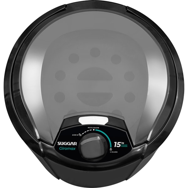 Centrifuga de Roupas Giromax 15 Kg Preta Suggar - Imagem principal - 4afc337a-ae7a-4964-9b06-5c575713e7b8