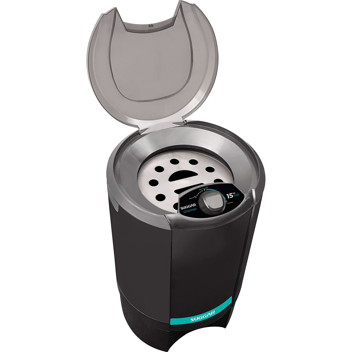 Centrifuga de Roupas Giromax 15 Kg Preta Suggar - 41978dd1-9b64-41f9-bffc-cd5662e9e8f7