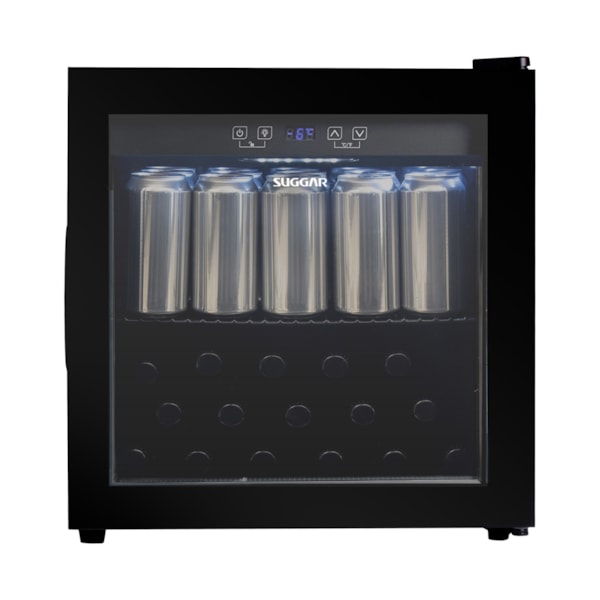 Cervejeira Suggar 48L Preta com Porta de Vidro - Imagem principal - 35a316f0-1fad-4102-9b24-f6151cf23cff