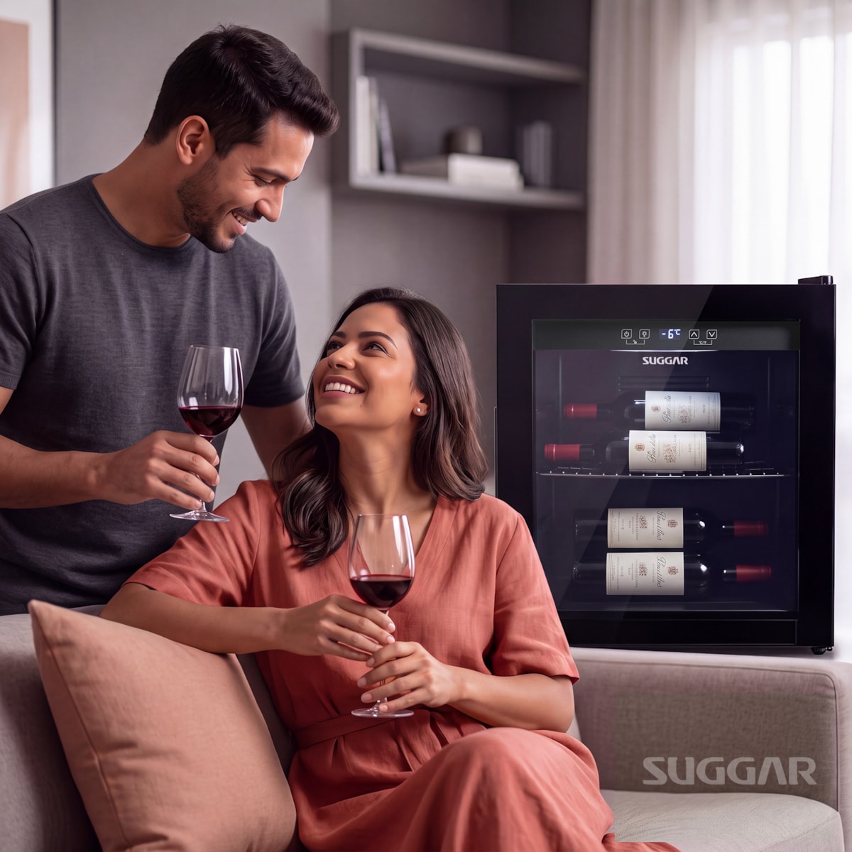 Cervejeira Suggar 48L Preta com Porta de Vidro - Imagem principal - b8167f37-33e6-4afe-a569-32e303f838c8