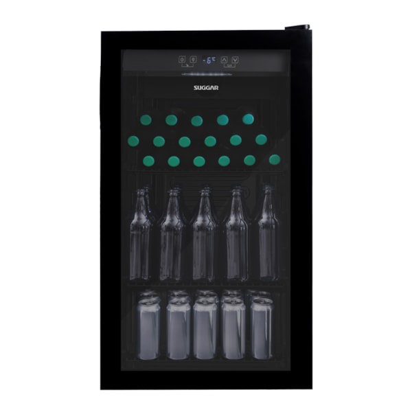 Cervejeira Suggar 98L Preto Porta de Vidro - Imagem principal - 95a86ec3-ccdf-4bb4-b939-68ecc77537c2