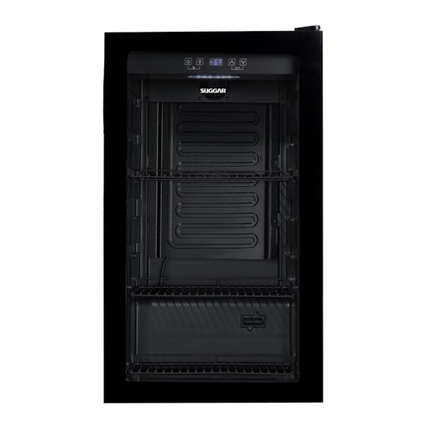 Cervejeira Suggar 98L Preto Porta de Vidro - Imagem principal - e188051f-37e3-4cb8-97c0-cbff60243f05