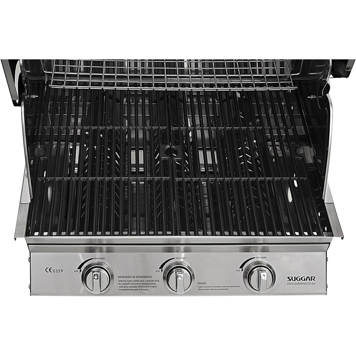 Churrasqueira para Bancada Inox à Gás Suggar CH3001IX - 570ad4d3-bfc4-4d56-a85e-95b23289d965