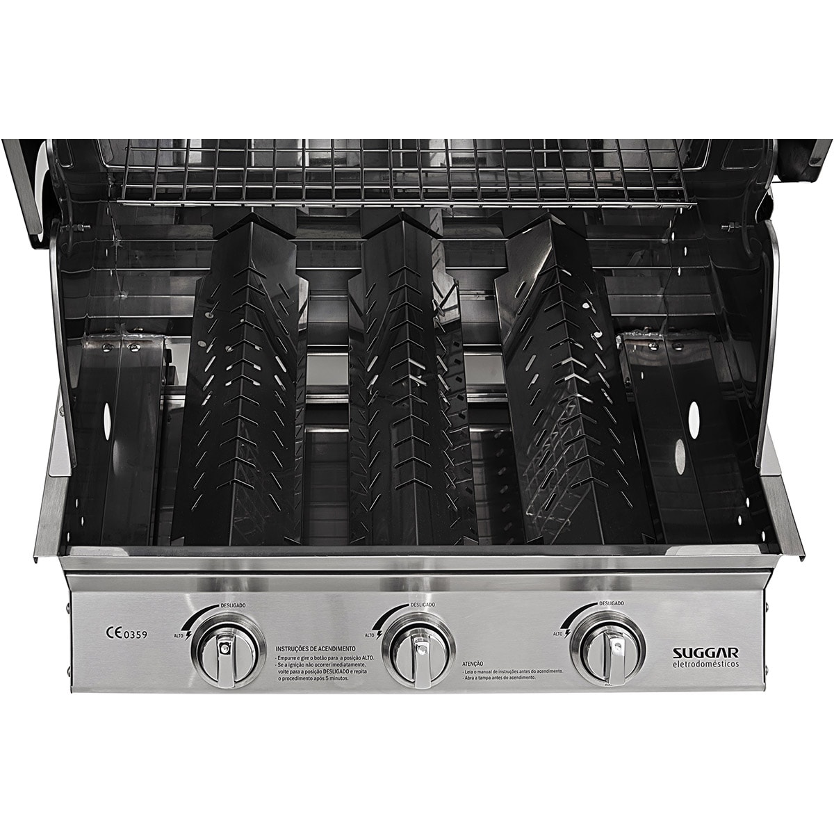 Churrasqueira para Bancada Inox à Gás Suggar CH3001IX - 470ccb14-8b7c-4c42-914c-286cfc510e60