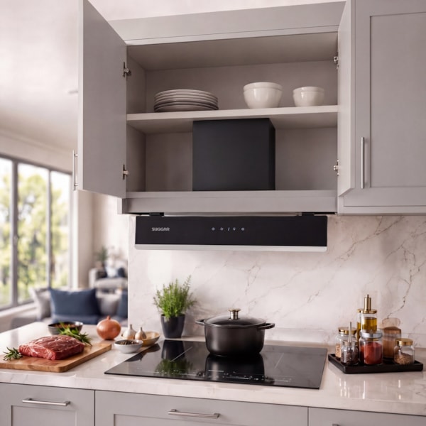 Coifa de Embutir Suggar Titanium Touch 60 Cm com Painel Móvel - Imagem principal - 786a1b99-6680-4c9c-b582-3d12dab26af1