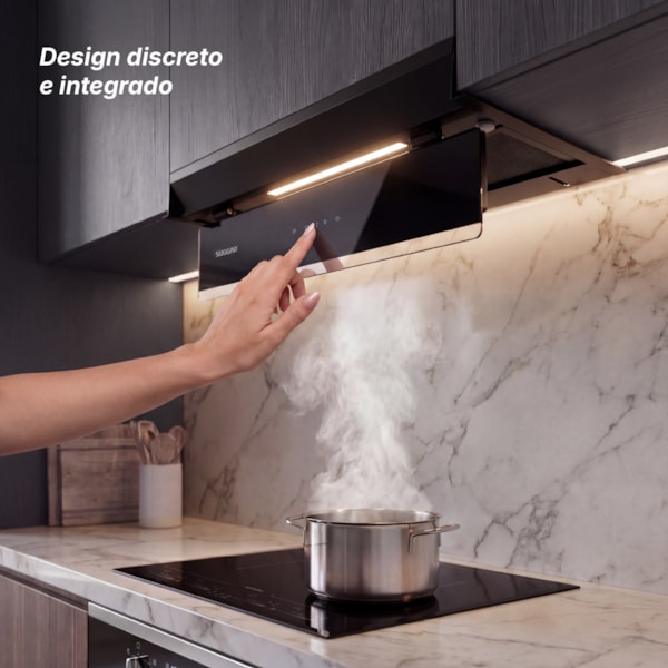 Coifa de Embutir Suggar Titanium Touch com Painel Móvel - Imagem principal - 503c16fc-46ee-4459-85f9-378fcfade05c
