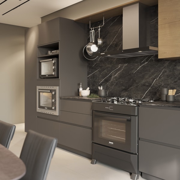 Coifa de Parede Granada Slim Touch Inox 90cm - Imagem principal - a6fd71d6-5a47-4b6d-9c8d-6f5a6441702b