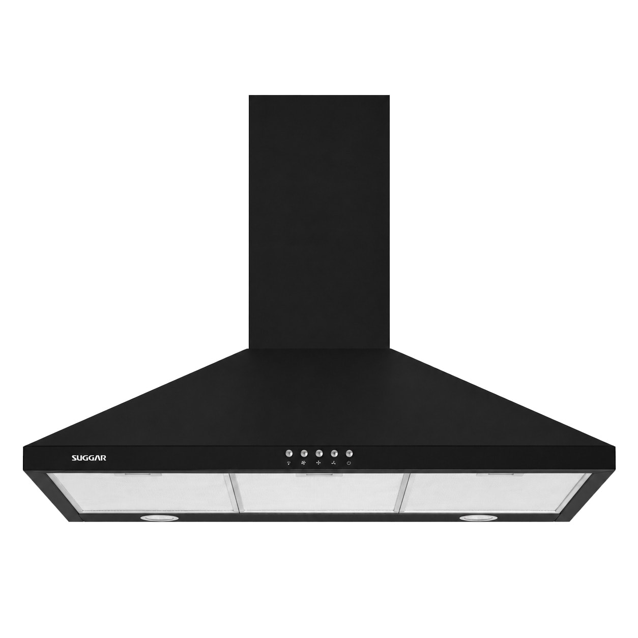 Coifa Parede Piramidal Suggar Ágata, Led, 90cm