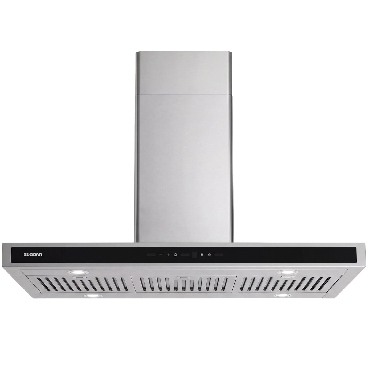 Coifa Safira Ilha Suggar Inox 90cm - Imagem principal - fe5b72c9-be19-4e37-a4b2-267f4f6df6a6