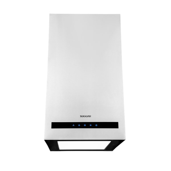 Coifa Suggar parede Quadrada LED Inox - Imagem principal - 90cc403a-75a7-49c0-85cd-4288521c1e0b