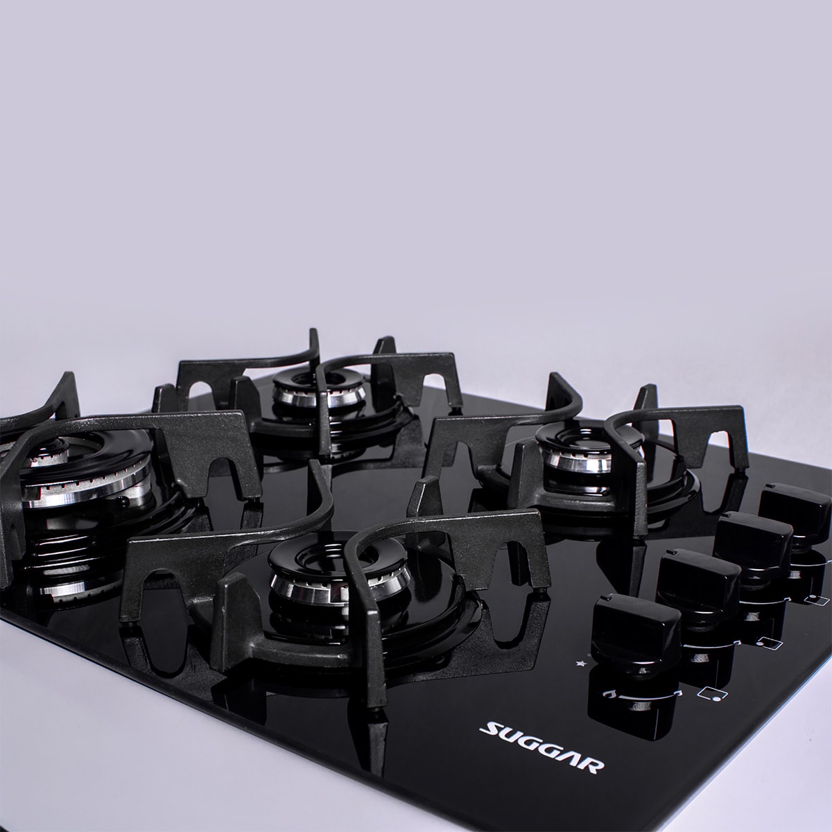 Cook top Vidro 4 queimadores - Imagem principal - 65bc4ce5-2f7e-4b44-badc-791ff9751d39