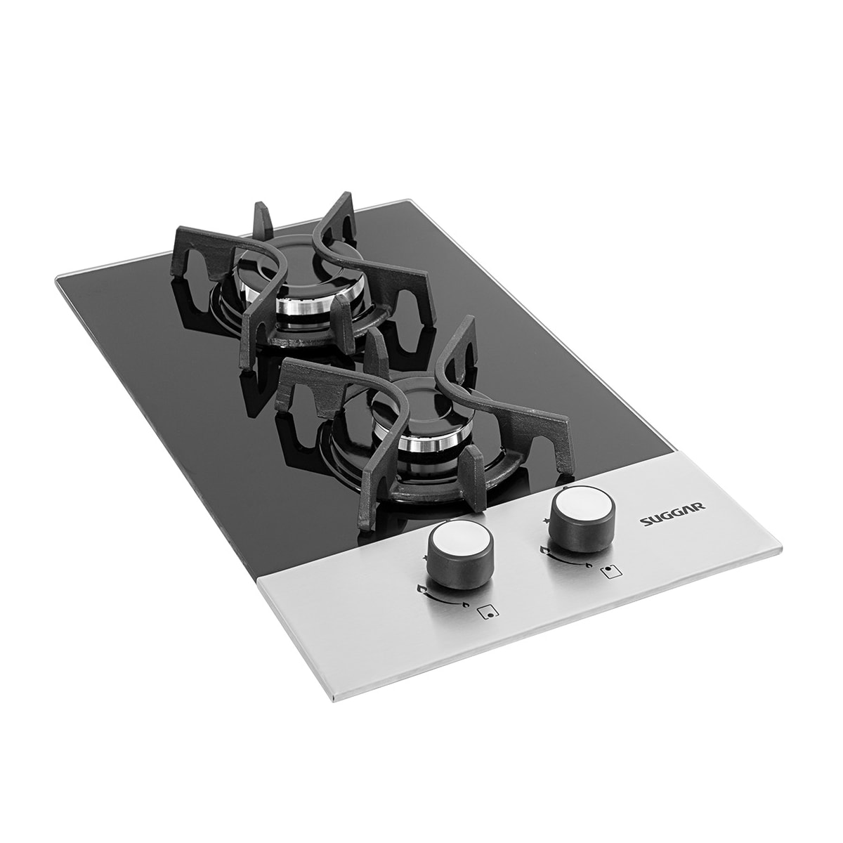 Cooktop 2 Bocas Ferro Fundido Preto com Inox à Gás SUGGAR - c336b8c7-8a57-4c02-96a9-850bc8638425