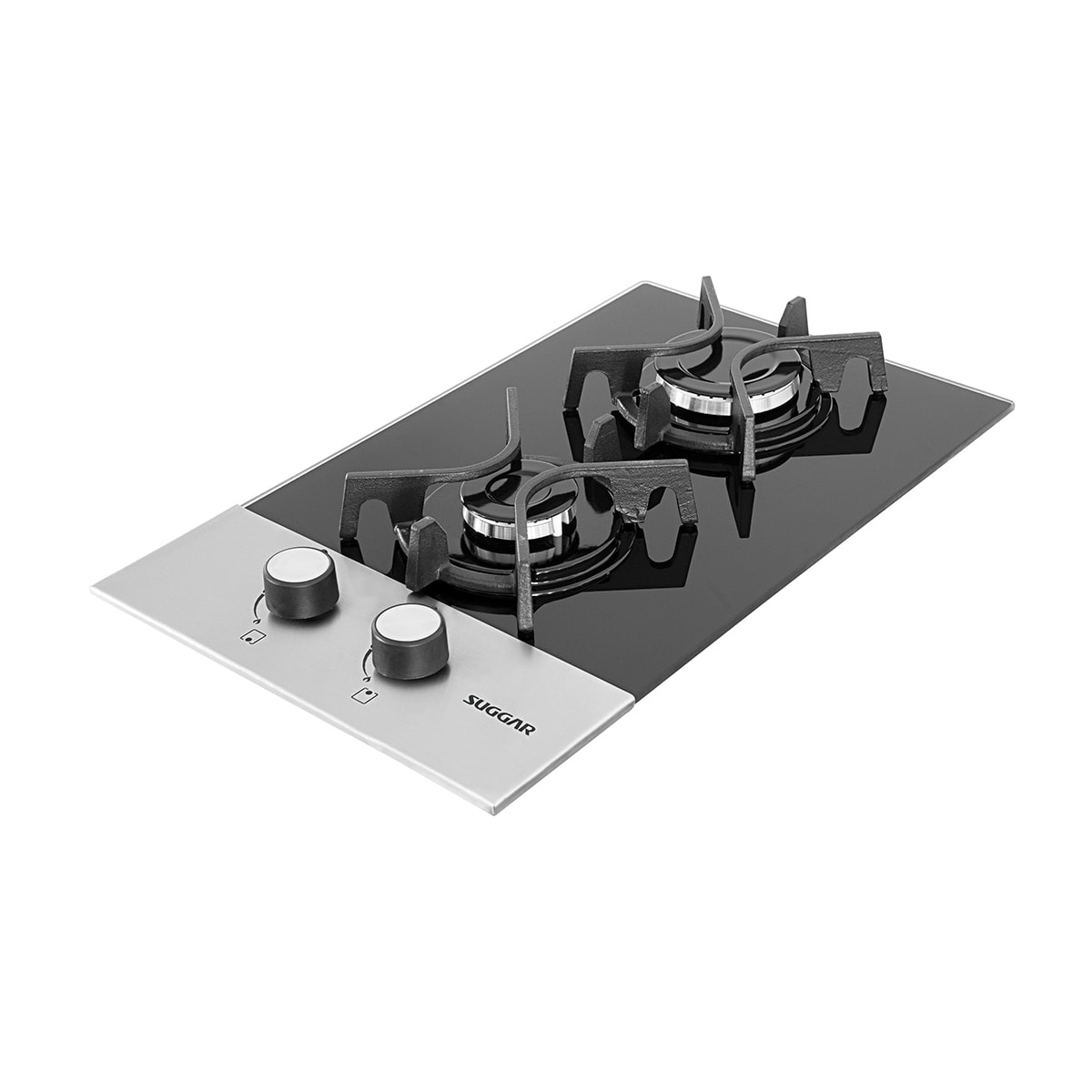 Cooktop 2 Bocas Ferro Fundido Preto com Inox à Gás SUGGAR - 8cf33ffc-2be2-4321-af67-6eb8ad48f900