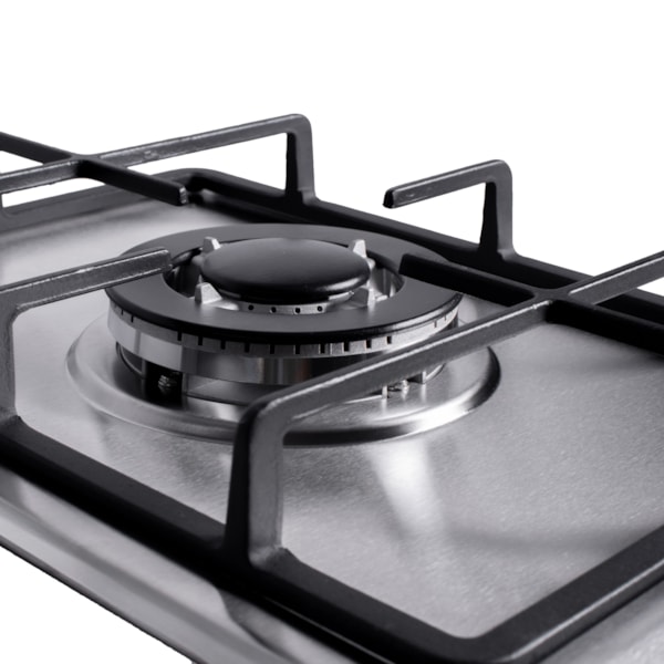 Cooktop a gás 1 boca Inox Bivolt - Imagem principal - b5155f1e-2804-42d0-a6be-4eeb0ee6dbcf