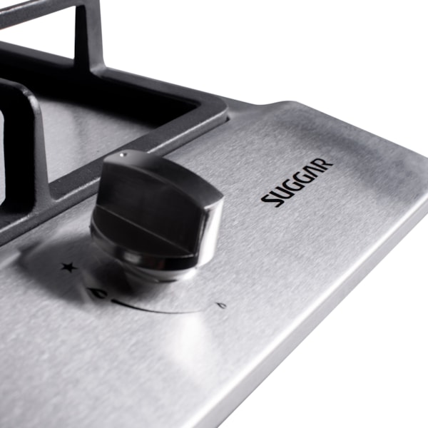 Cooktop a gás 1 boca Inox Bivolt - Imagem principal - f63a3bb6-0ff8-4087-95d7-3b00c4ac76ae