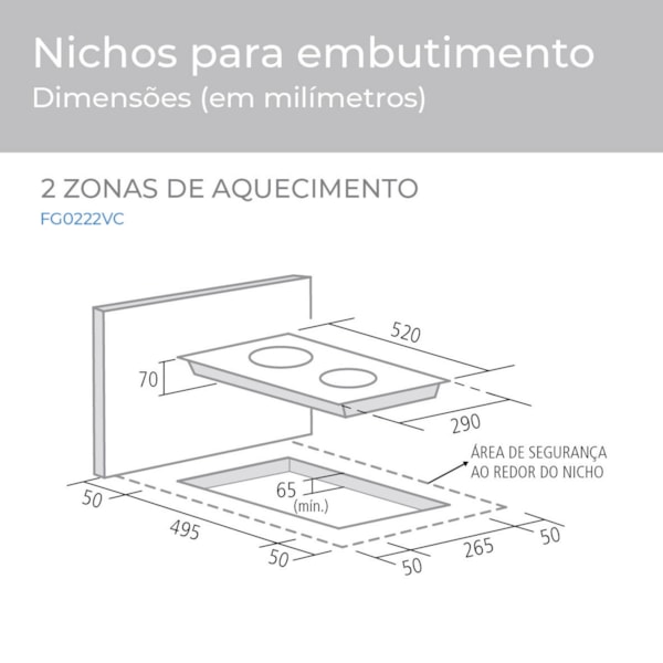 Cooktop de Indução 2 Zonas de Aquecimento Suggar - Imagem principal - 2e7619f4-2c9e-49c0-a254-7564ee55a951