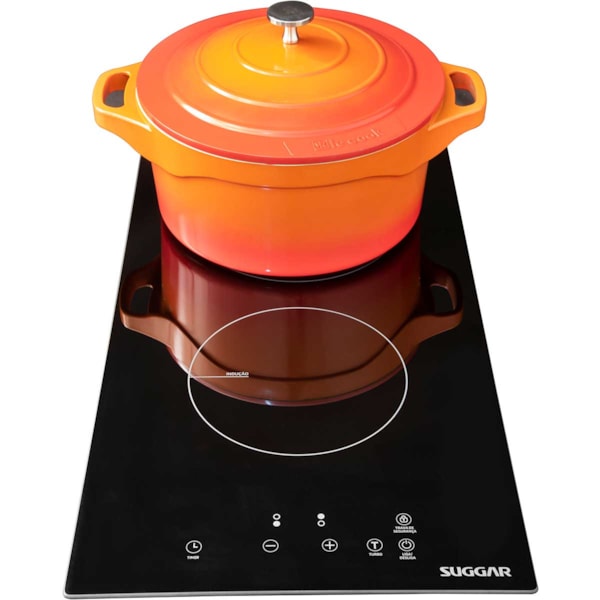 Cooktop de Indução 2 Zonas de Aquecimento Suggar - Imagem principal - 0d4f5ec8-bb96-4b25-a720-b5ea2cd0adda