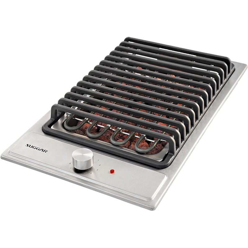 Cooktop Elétrico Inox Barbecue Churrasqueira Com Grelha Suggar