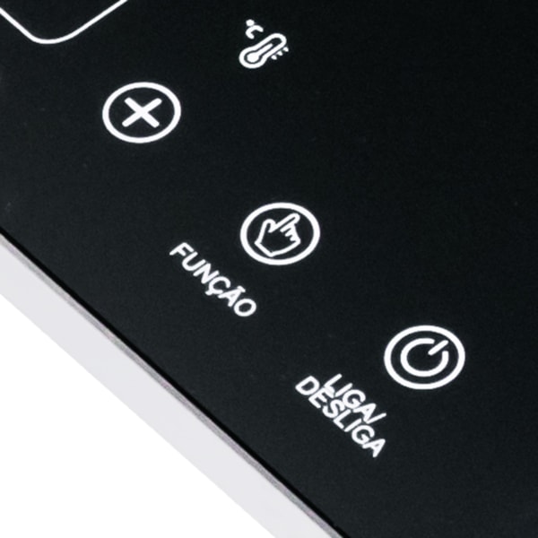 Cooktop Portátil de Indução 2 Zonas Preto - Imagem principal - 2202ce0d-6f70-4e90-a36d-c35b4ac459d0