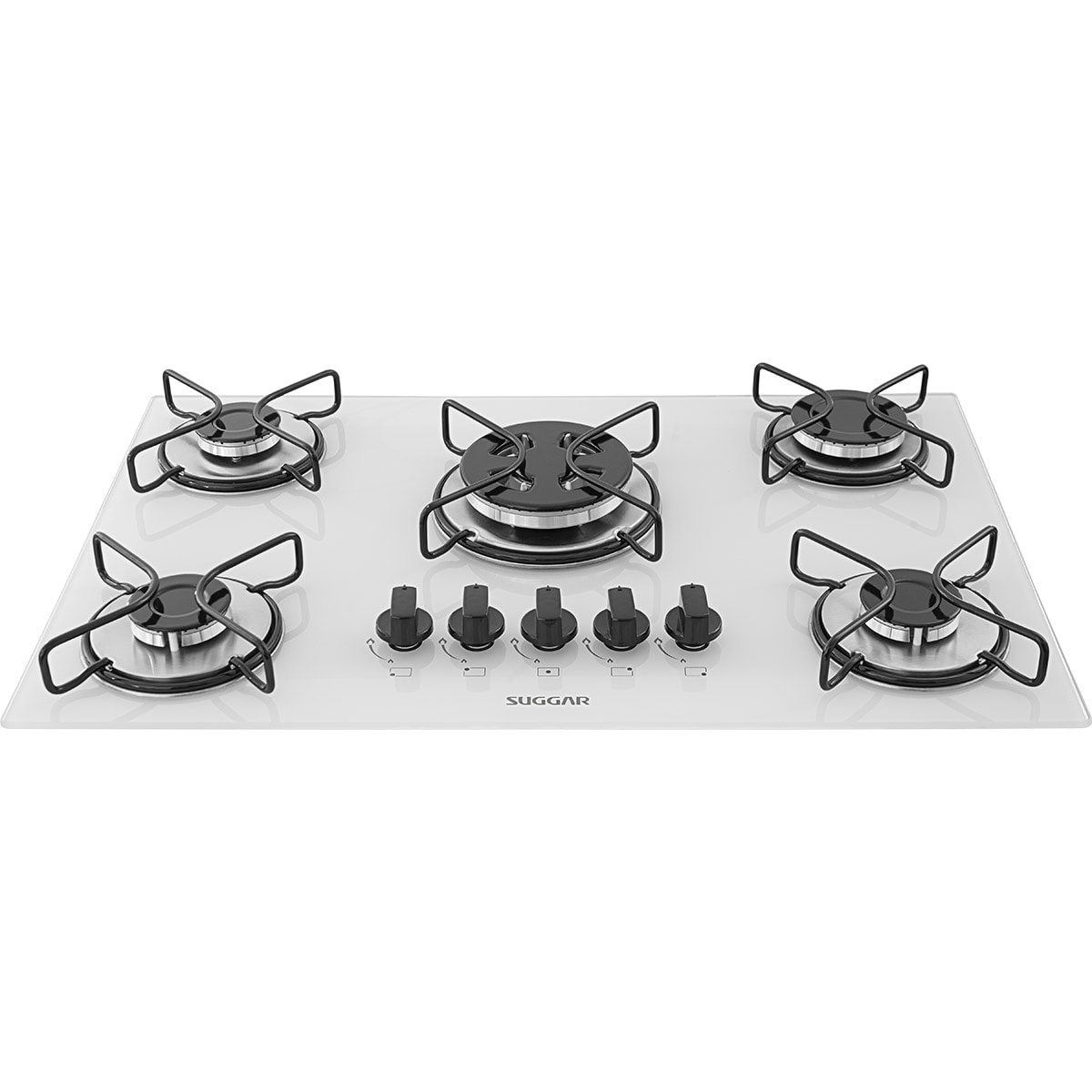 Cooktop Vidro Branco 5 Queimadores Suggar FG5305ABR - 554746fb-0f1c-4460-a017-a43b85bbf238