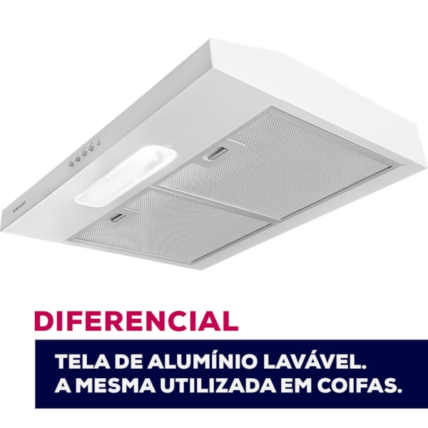 Depurador de ar Slim 60 Cm Branco Suggar - Imagem principal - 1ac9d416-809f-4d76-94e9-382aa11061a6