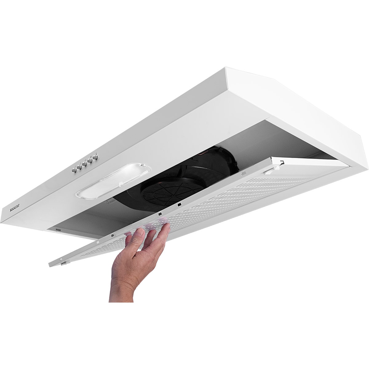 Depurador de ar Slim 80 Cm Branco - Imagem principal - 39b13f43-fbdc-4b37-bdc4-bb667d309724