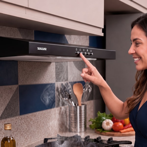 Depurador de ar Slim 80 Cm Preto Suggar - Imagem principal - eaef6fbb-5b8a-4ddb-b231-dfdd990d58a7