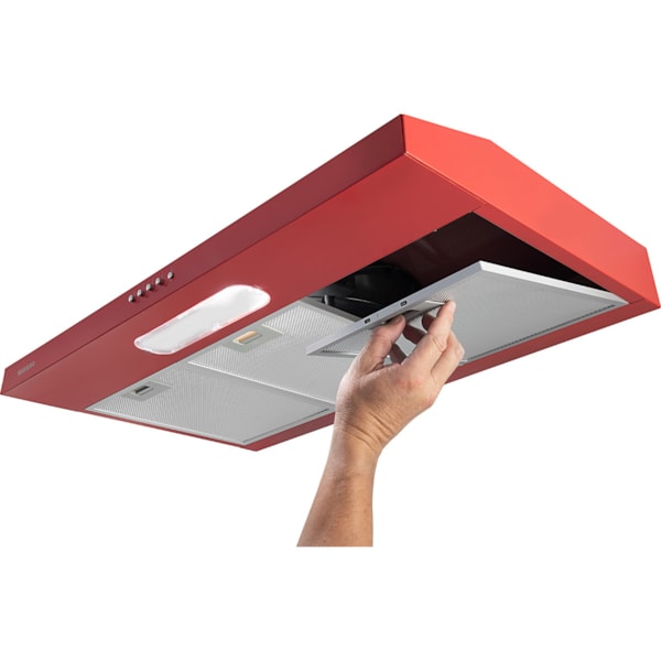 Depurador de ar Slim 80 Cm Vermelho Suggar - Imagem principal - 8172e374-82c7-4e26-86f1-7a0e0595249e