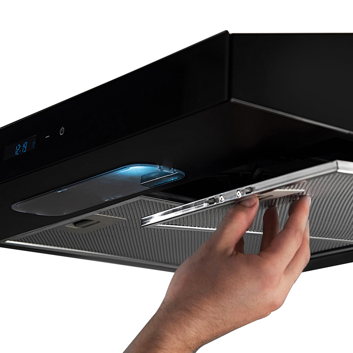 Depurador de ar Slim Touch 80 Cm Preto Suggar - Imagem principal - 68307727-585b-4d51-8d55-5d2753558b7f