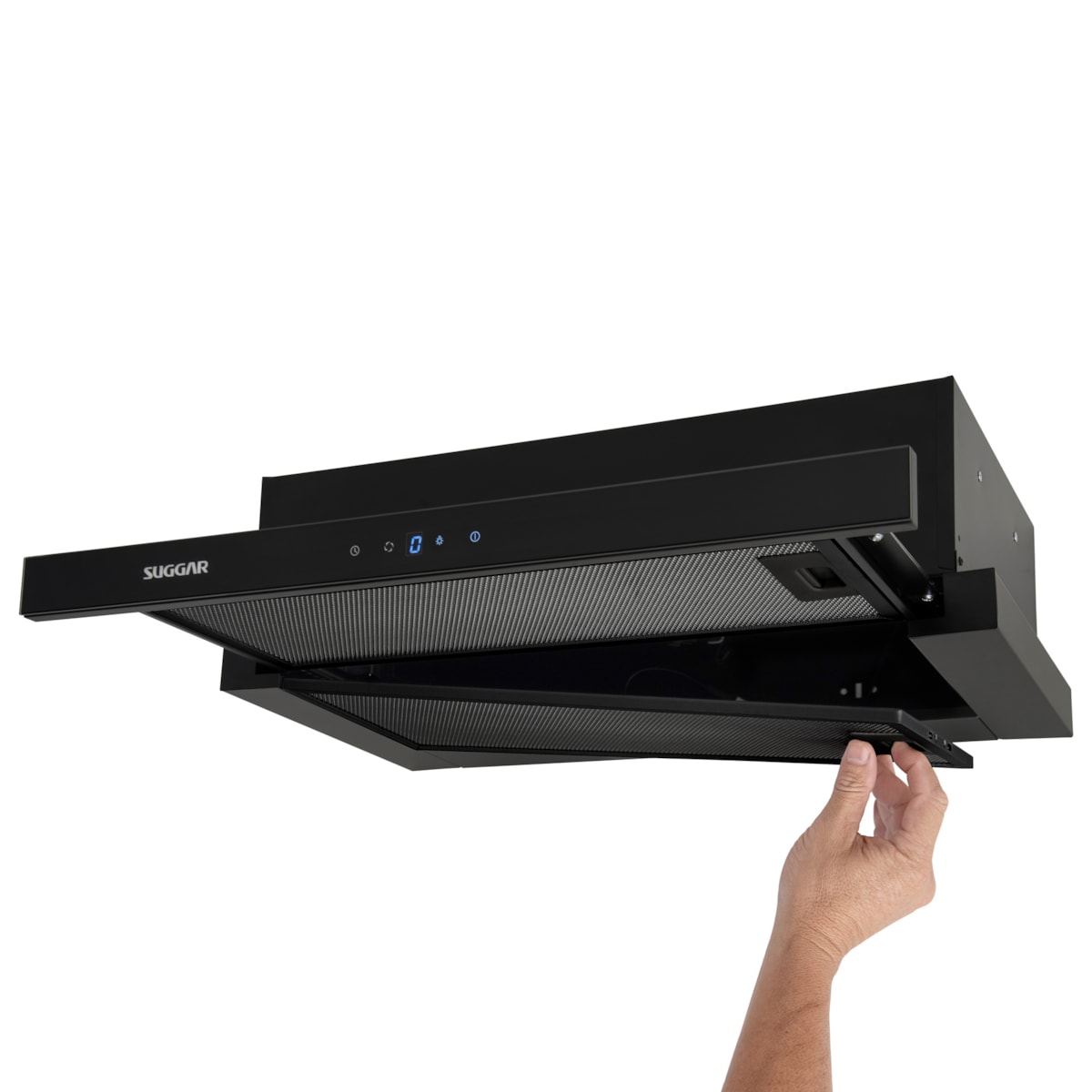 Depurador de Embutir Slim Touch 60 Cm Preto Suggar - Imagem principal - 82f90d18-9861-4dd0-b9e1-dd4103fc68eb