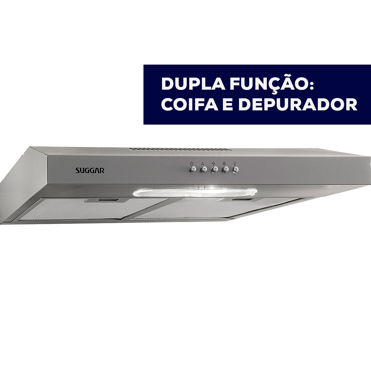 Depurador e Exaustor de ar Slim 60 Cm Prata Suggar - fbfcb257-34a0-4322-b6d0-320b3114f379