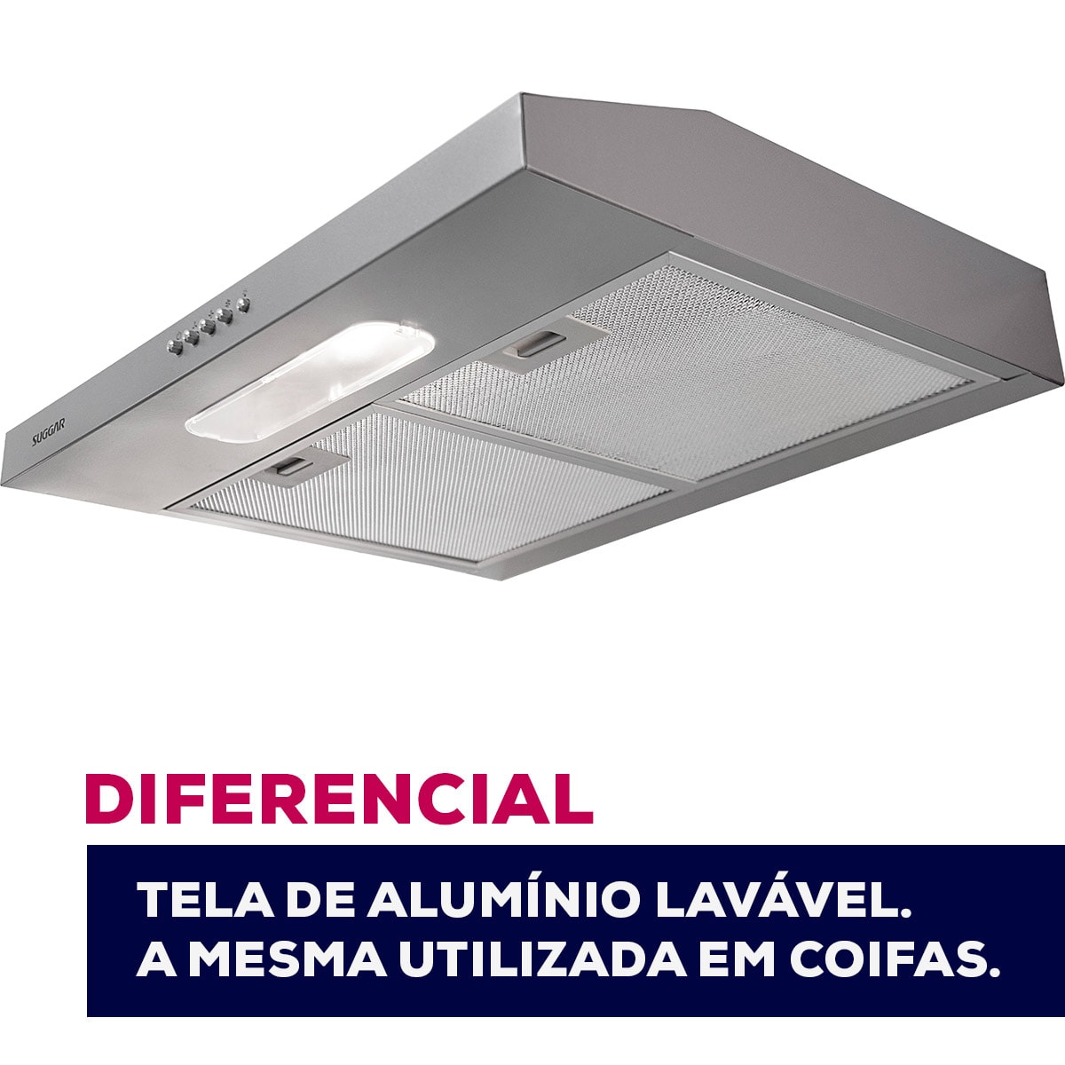 Depurador e Exaustor de ar Slim 60 Cm Prata Suggar - c23a9532-00b3-42ca-9ab9-e944fe54b490