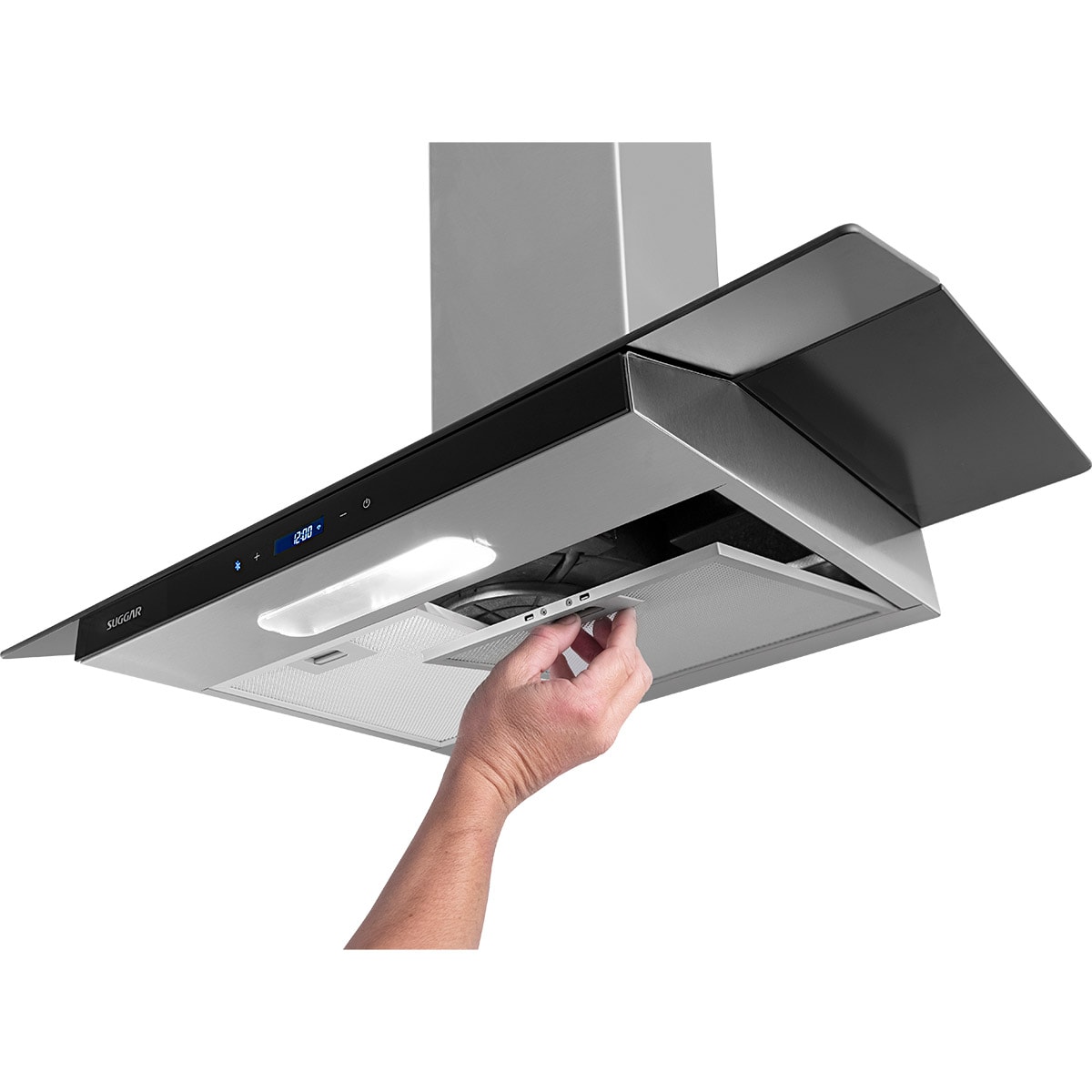 Depurador Suggar Vidrio Touch 90 Cm Inox Suggar - Imagem principal - e8202f7c-83d5-4541-ad6c-01f24cfc7bcb