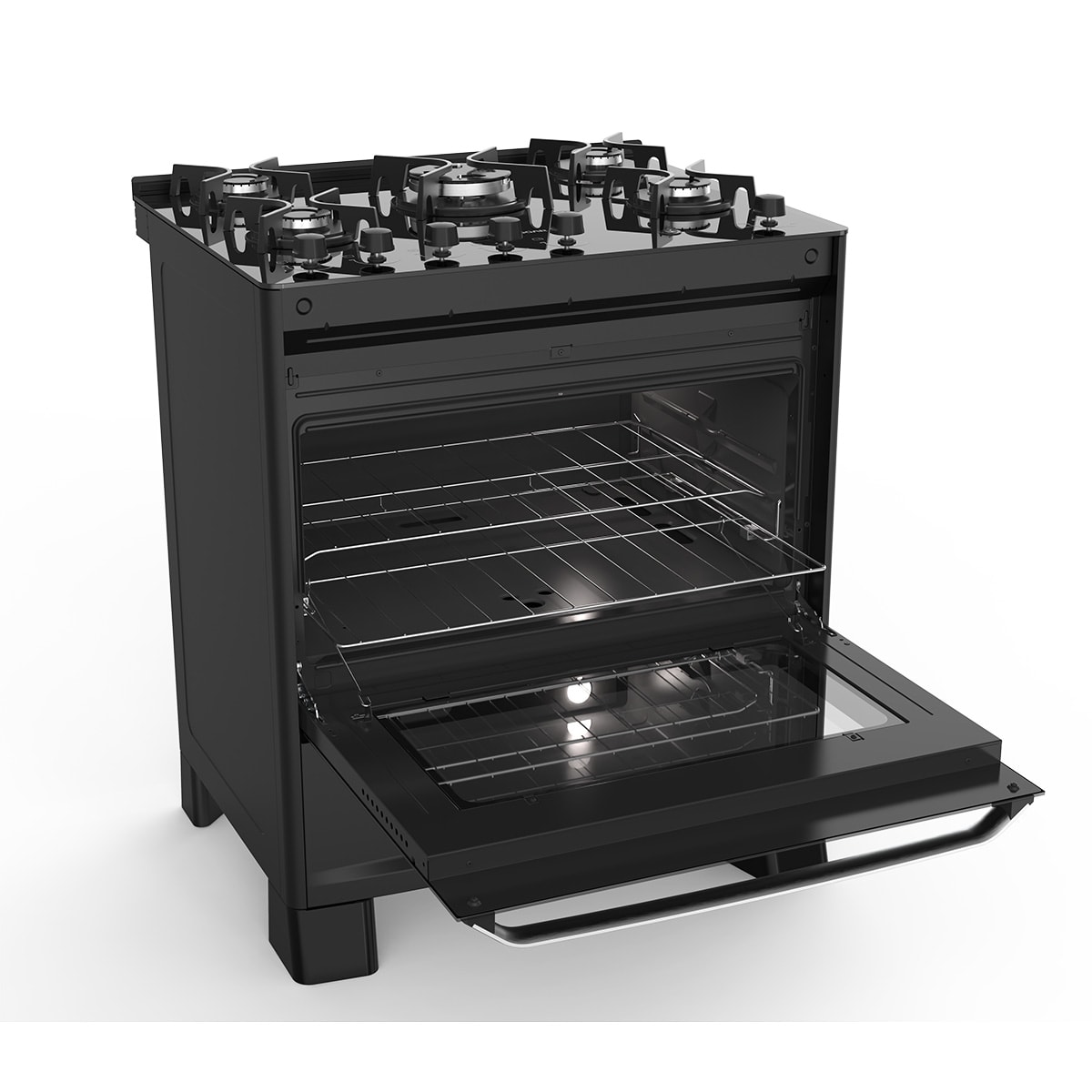 Fogão Best Glass 5 Queimadores Preto Bivolt FGVBG510PT Suggar - 48be6769-e255-403e-883e-f94d53fb98e8