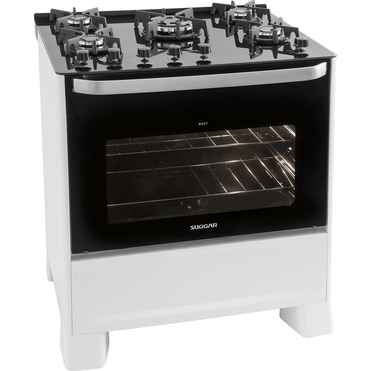 Fogão Best Grill Mesa de Vidro 5 queimadores Branco - 3cc127f2-ac01-4b7e-94dc-4bc241a64fab