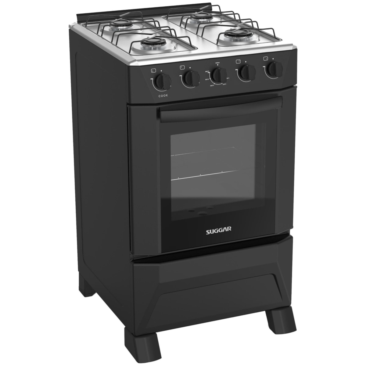 Fogão Cook 4 queimadores sem acendimento FGI401PT - Imagem principal - 0c073bce-ad50-4088-99a4-d73138a3682d