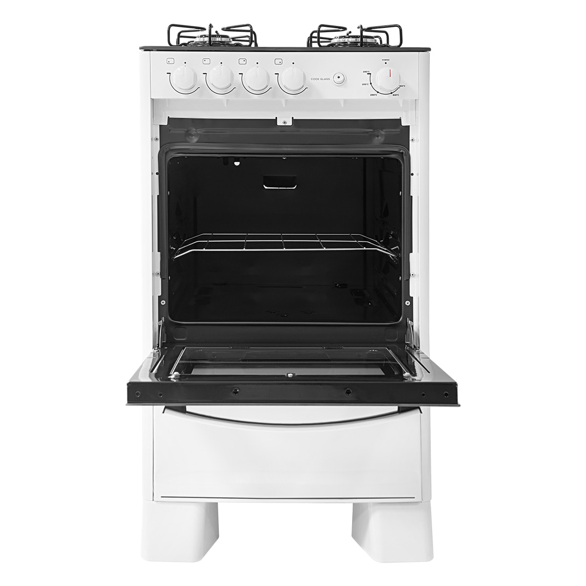 Fogão Cook Glass 4 Queimadores Branco Bivolt FGVCG410BR Suggar - f10f699f-3902-41a2-8aa1-44c744317445