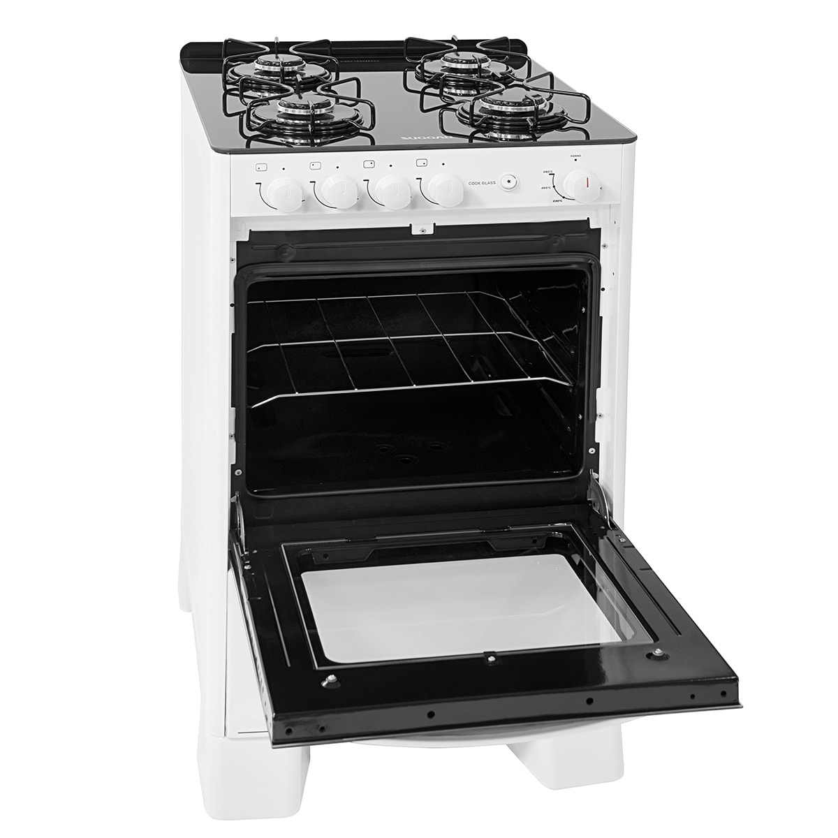 Fogão Cook Glass 4 Queimadores Branco Bivolt FGVCG410BR Suggar - 3691a525-40d1-4b3f-b67e-95b856f88875