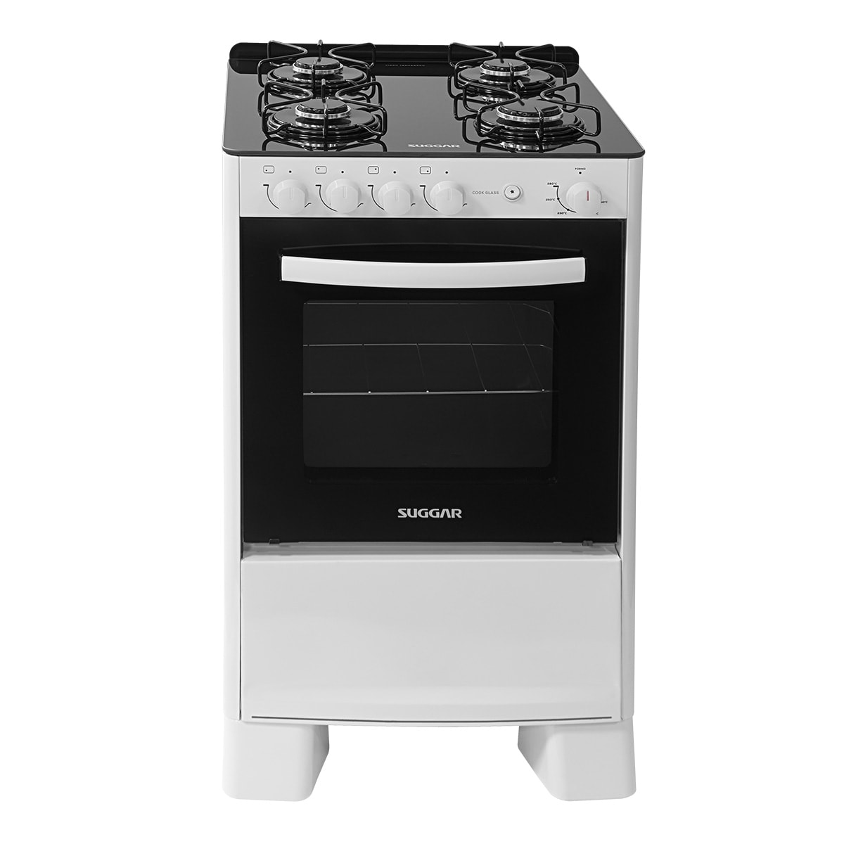 Fogão Cook Glass 4 Queimadores Branco Bivolt FGVCG410BR Suggar - 960de7d1-b3f9-46c5-ac1f-c9c669e7d758