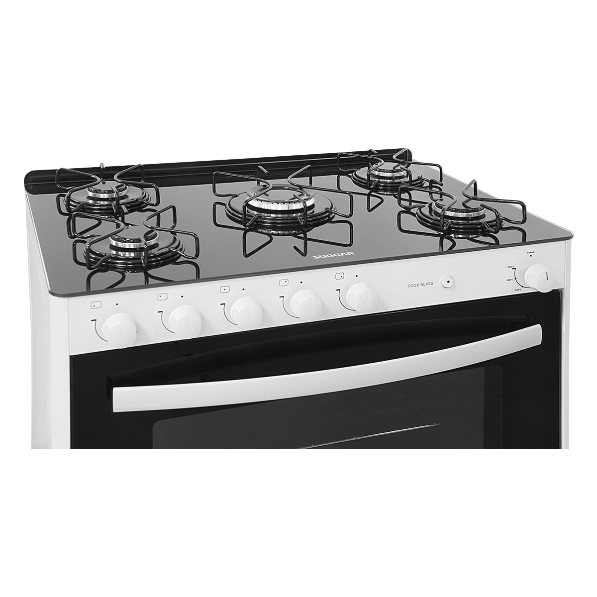 Fogão Cook Glass 5 Queimadores Branco Bivolt FGVCG510BR Suggar - da717d2c-abd9-4544-ba08-51f5e2e08745
