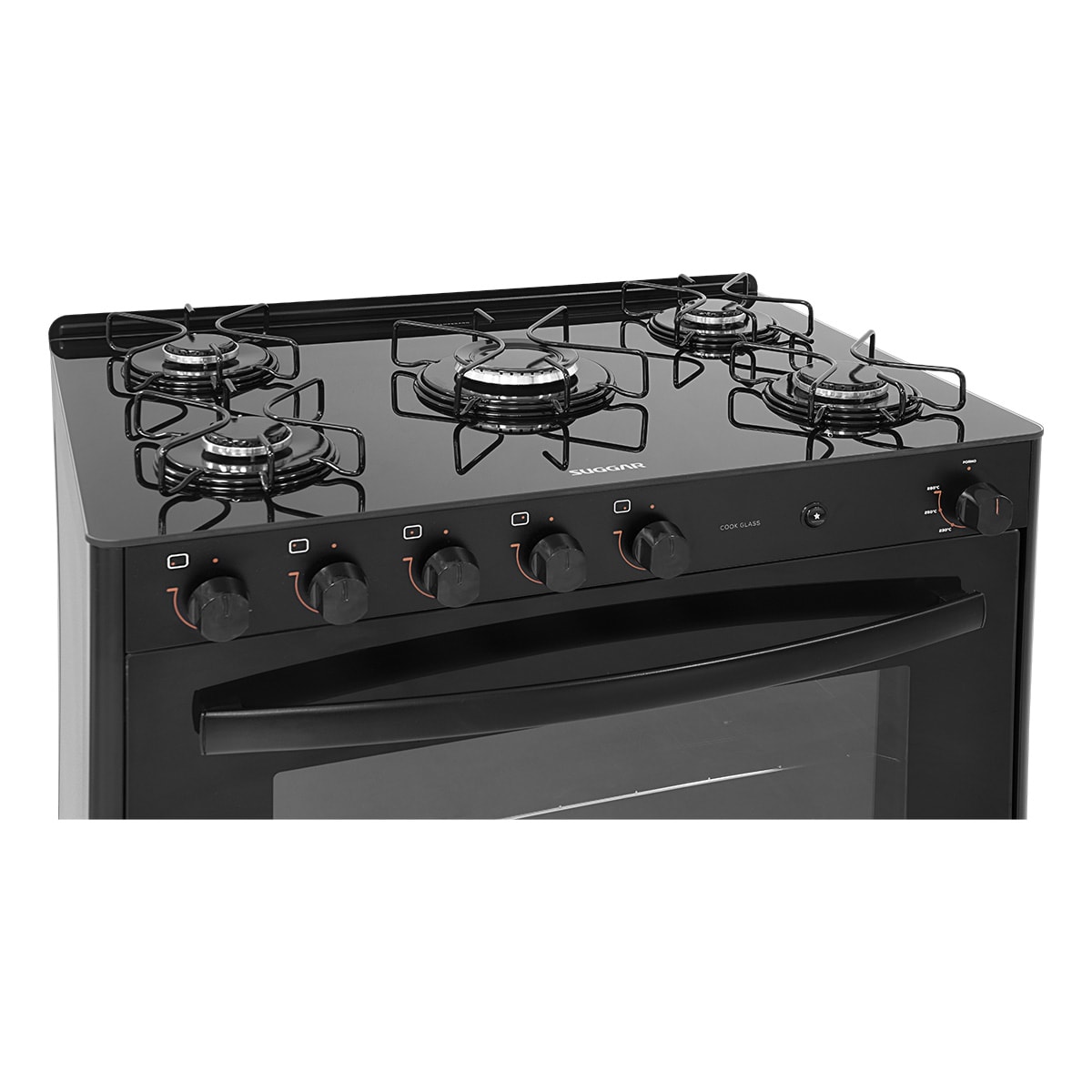 Fogão Cook Glass 5 Queimadores Preto Bivolt FGVCG510PT Suggar - f536bef4-d4a1-4e6b-a40f-7278c98a3cd7