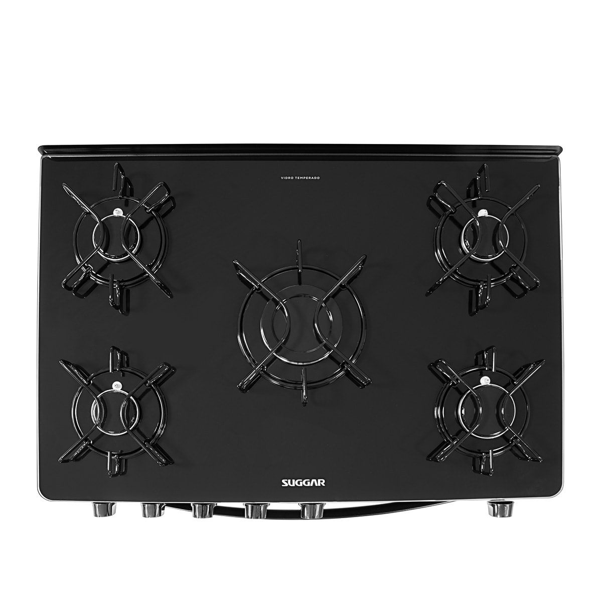 Fogão Cook Glass 5 Queimadores Preto Bivolt FGVCG510PT Suggar - 97429d35-dbcb-4caa-9f2a-495182be3392