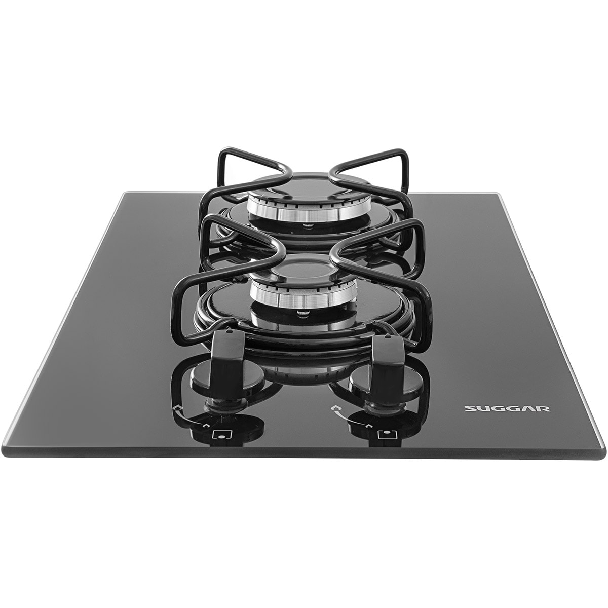 Fogão de Mesa Cooktop 2 Bocas Vidro Preto à Gás Suggar FG2002AVP - d9022d9c-491f-4124-b50f-8c51c13b5ff0