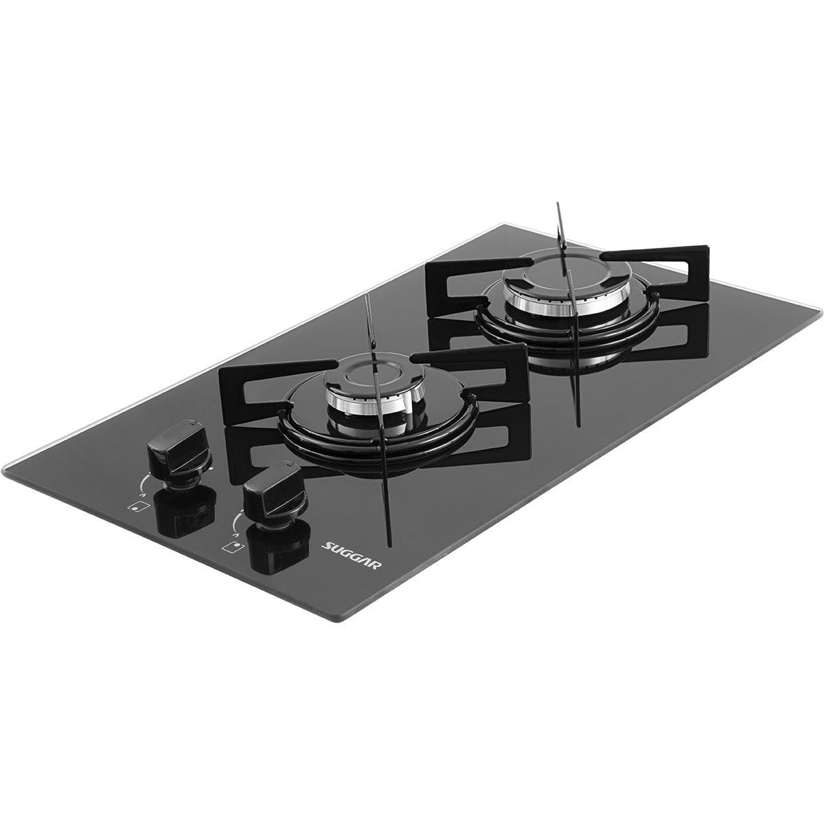 Fogão de Mesa Cooktop 2 Bocas Vidro Preto à Gás Suggar FG2002VP - 67ff7db6-239a-47e8-b89b-64c592231dae