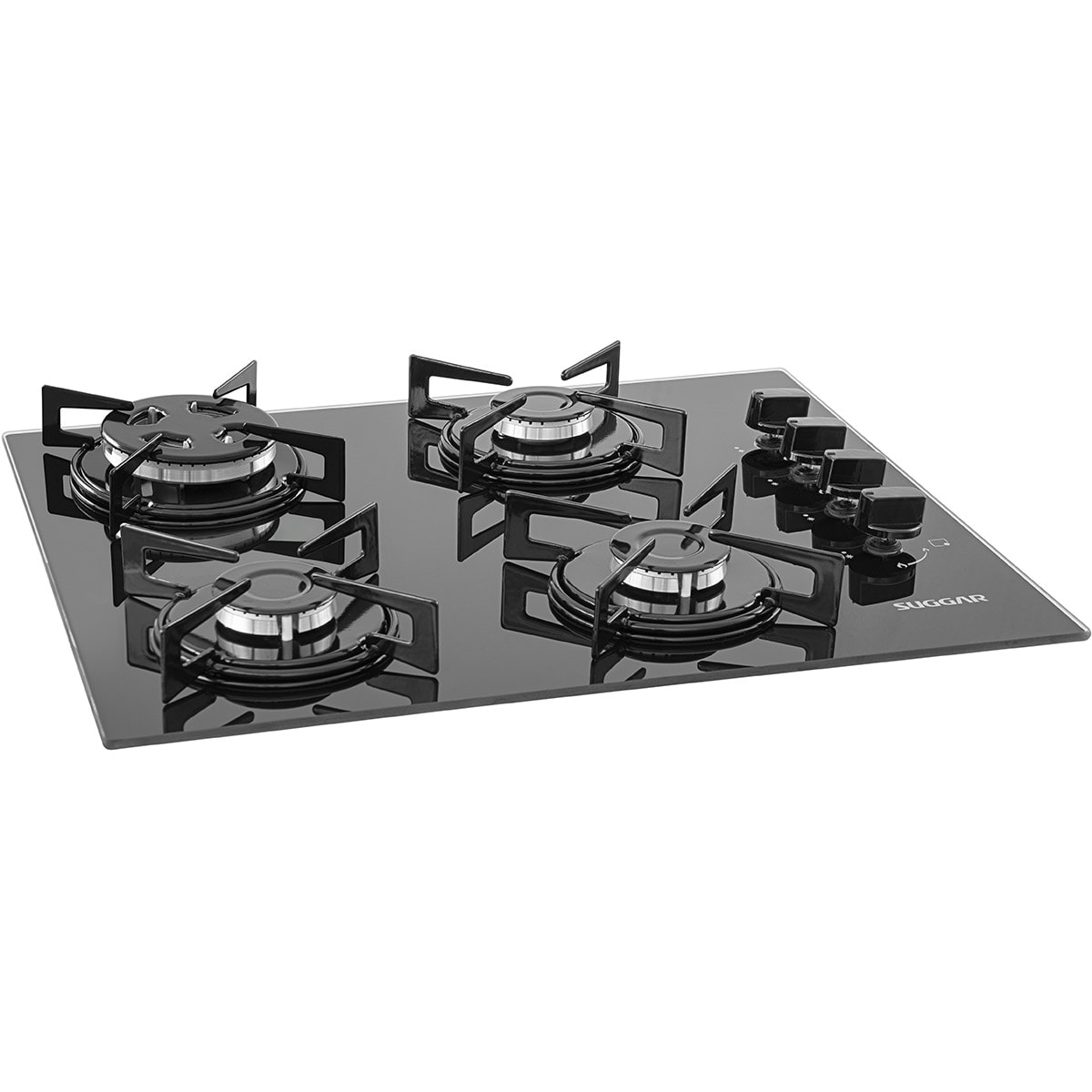 Fogão De Mesa Cooktop 4 Bocas Vidro Preto À Gás FG4304VP - 4f56a07f-e2a9-41d6-8736-2aecdebbf011