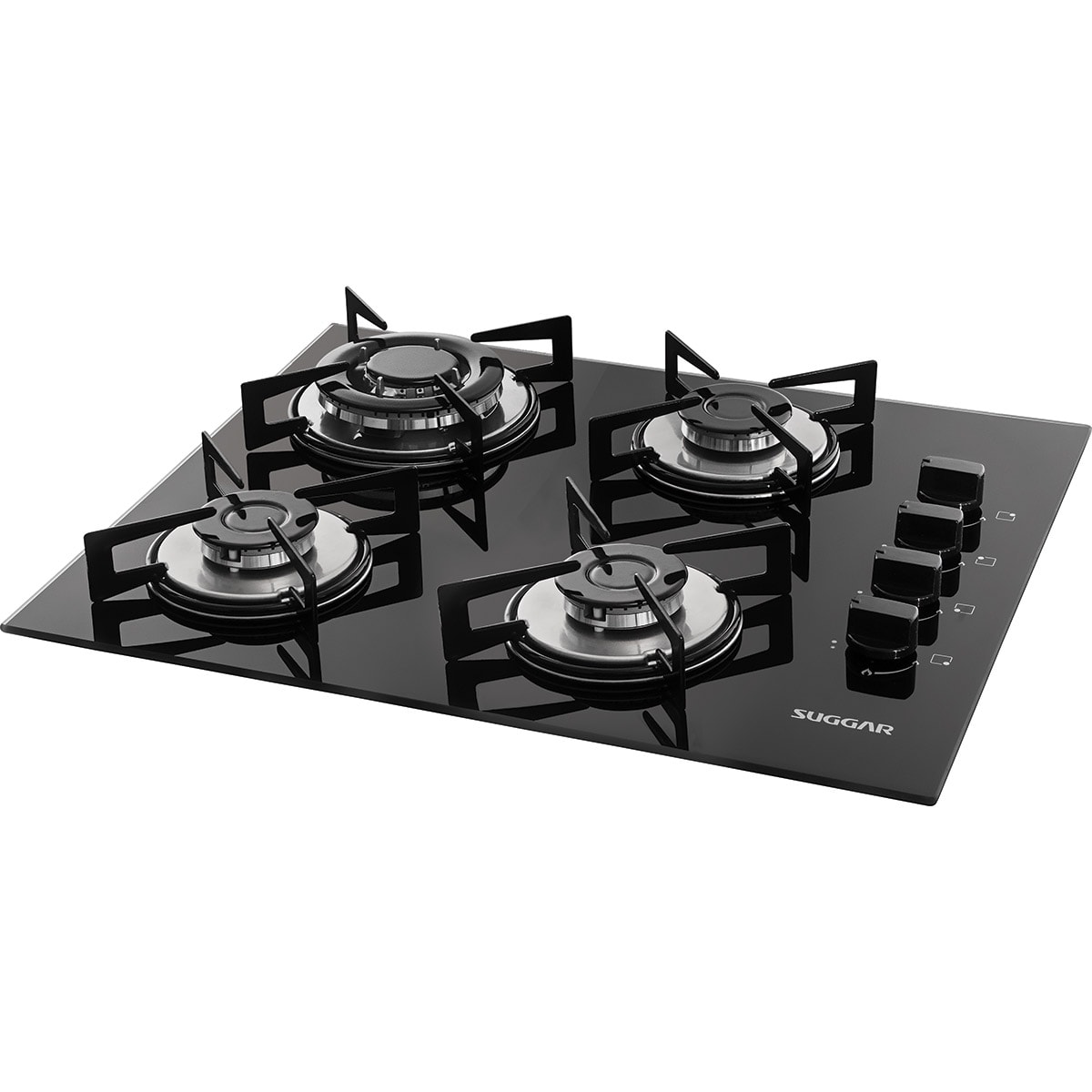 Fogão De Mesa Cooktop 4 Bocas Vidro Preto À Gás FG4304VP - 68c63a73-5e8a-4cf3-8b01-d38f0d7766f3