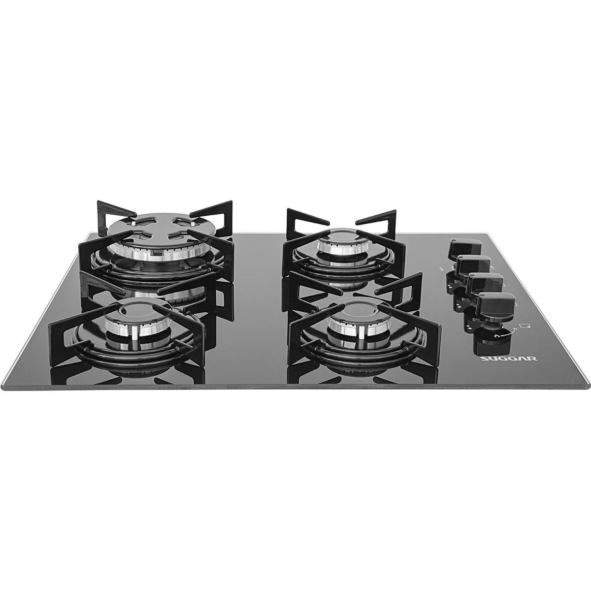 Fogão De Mesa Cooktop 4 Bocas Vidro Preto À Gás FG4304VP - aeb737a4-ec1a-49c2-9516-3d3e6ec4b18c